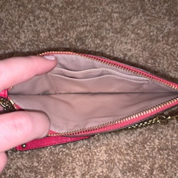 Hot Pink Coach Wristlet - Picture 3 of 3